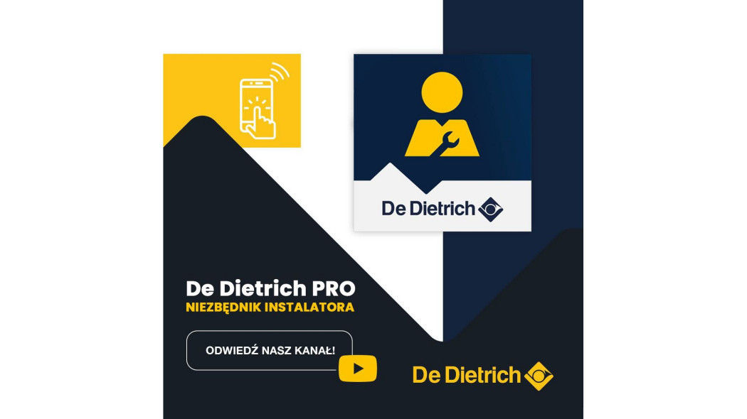 De Dietrich PRO - bezpłatna aplikacja mobilna dla instalatorów i serwisantów HVAC 