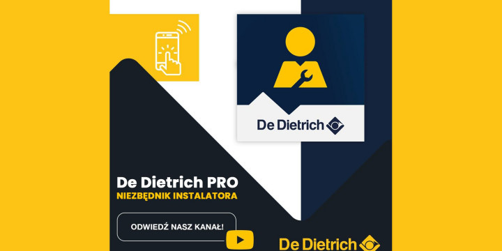 De Dietrich PRO - bezpłatna aplikacja dla instalatorów i serwisantów HVAC