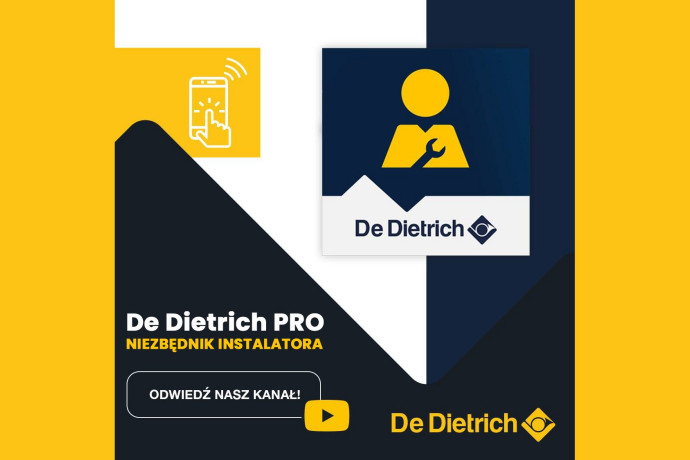 De Dietrich PRO - bezpłatna aplikacja dla instalatorów i serwisantów HVAC