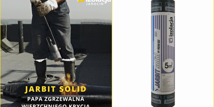 Jarbit SOLID PY PV250 S52 – papa zgrzewalna wierzchniego krycia do nowych dachów i renowacji