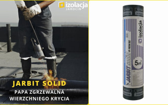 Jarbit SOLID PY PV250 S52 – papa zgrzewalna wierzchniego krycia do nowych dachów i renowacji
