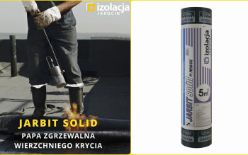 Jarbit SOLID PY PV250 S52 – papa zgrzewalna wierzchniego krycia do nowych dachów i renowacji