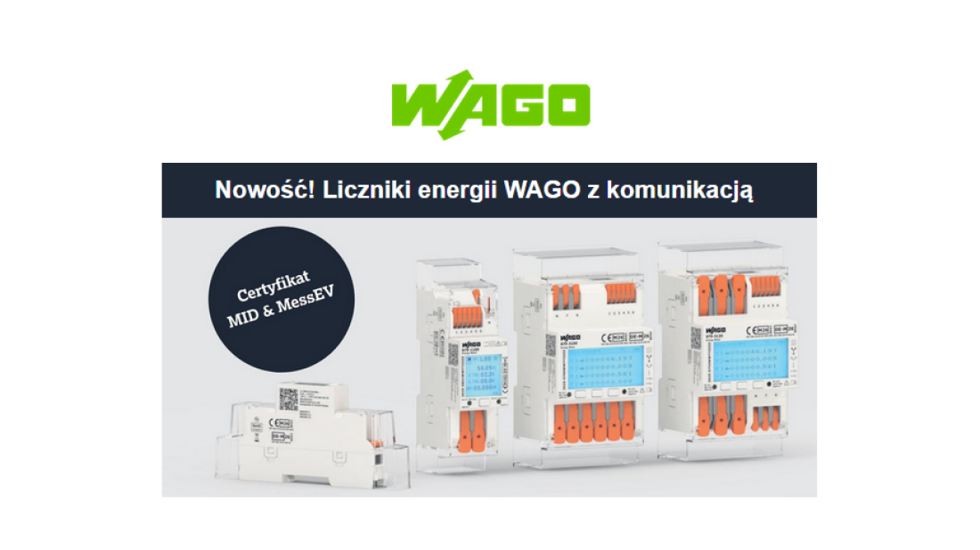 Nowość od WAGO: inteligentne liczniki energii z rozszerzoną komunikacją bezprzewodową