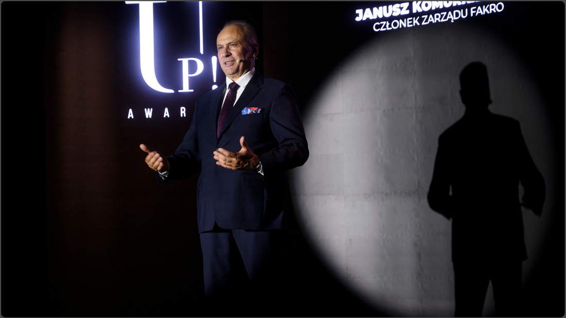 FAKRO na gali UP!Awards 2026. Janusz Komurkiewicz o świetle dziennym, architekturze i jakości życia