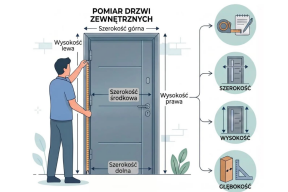 Zapomnij o prostej miarce! Jak zmierzyć drzwi zewnętrzne, by nie żałować latami?