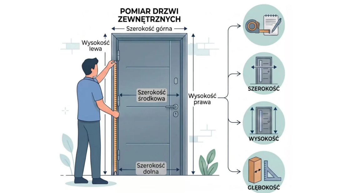 Zapomnij o prostej miarce! Jak zmierzyć drzwi zewnętrzne, by nie żałować latami?