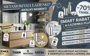 Smart Rabaty w Łazienka Plus. Dobry moment na metamorfozę łazienki