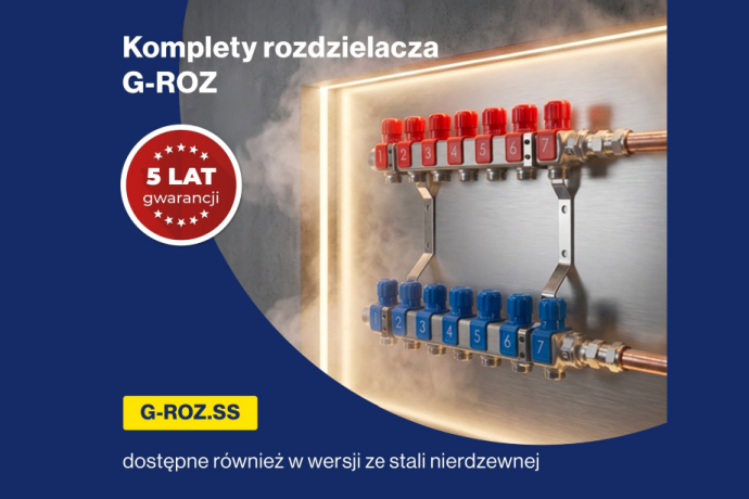 Szukasz niezawodności w instalacji? Nowe rozdzielacze ze stali nierdzewnej Diamond G-ROZ.SS rewolucjonizują rynek