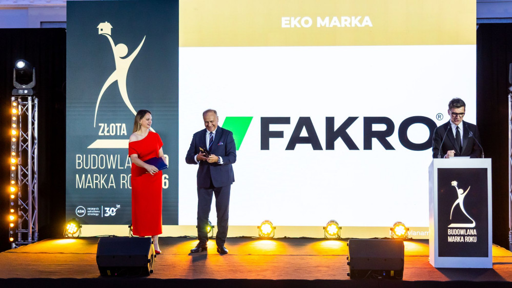 FAKRO triumfuje w rankingu Budowlana Marka Roku 2026. Pięć prestiżowych wyróżnień od fachowców