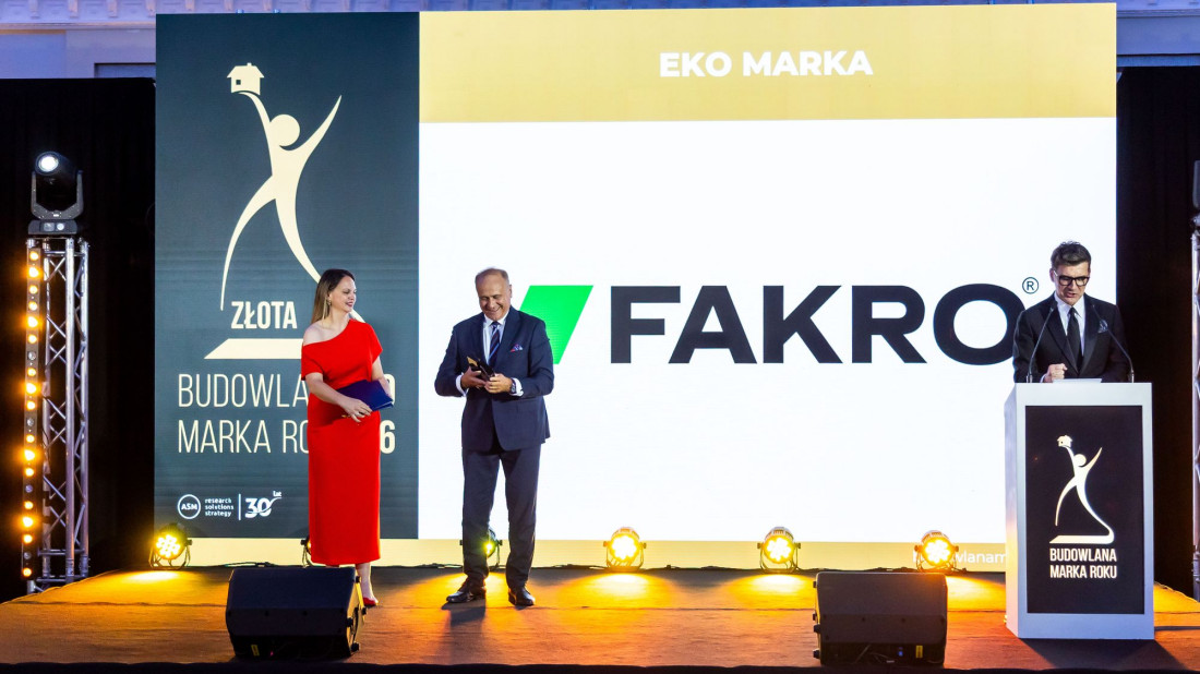 FAKRO z pięcioma wyróżnieniami w rankingu Budowlana Marka Roku 2026