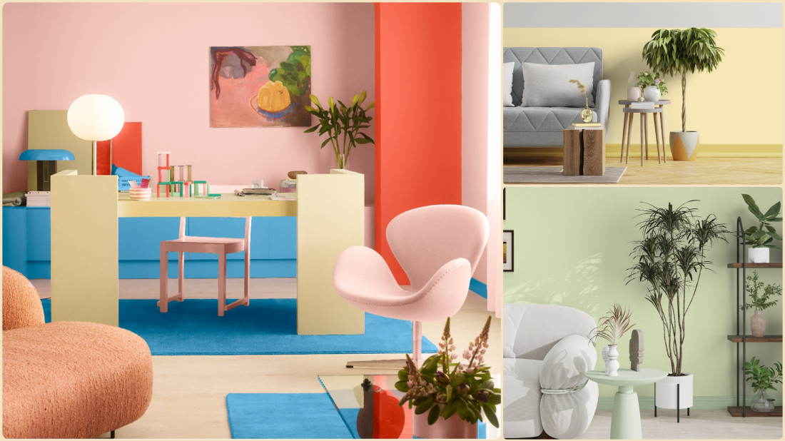 Kolory inspirowane napojami. Aloes, lemoniada i milkshake odmienią salon