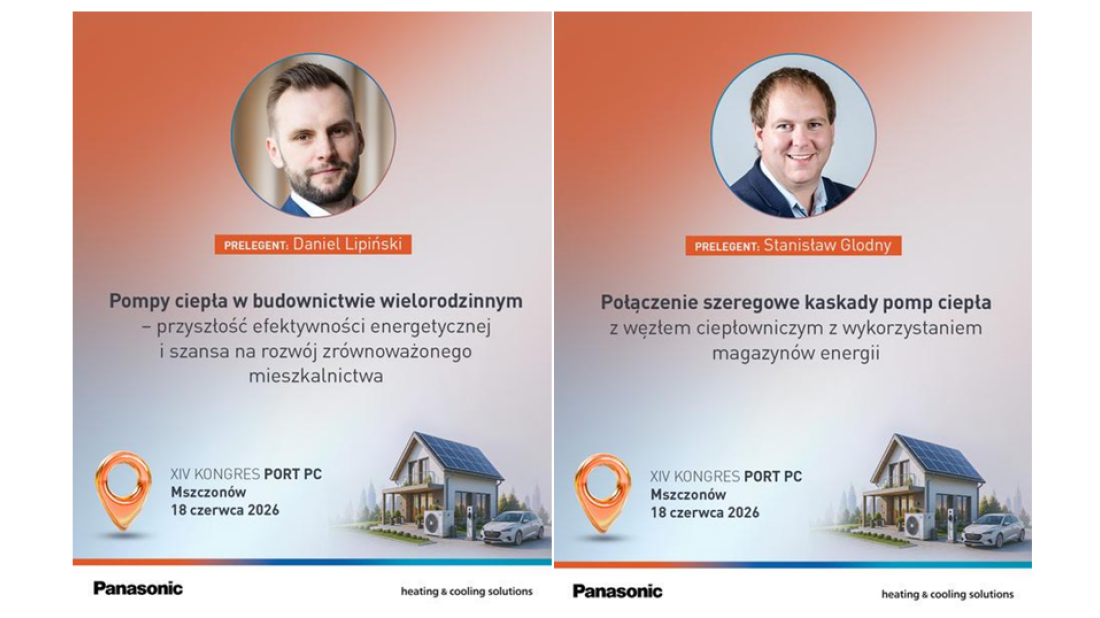 Panasonic o pompach ciepła i transformacji energetycznej podczas XIV Kongresu PORT PC