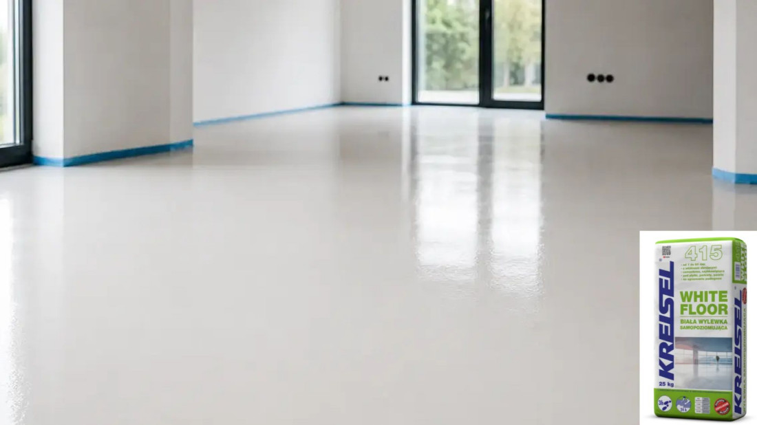 WHITE FLOOR 415. Biała wylewka samopoziomująca do profesjonalnego wyrównywania podłoży