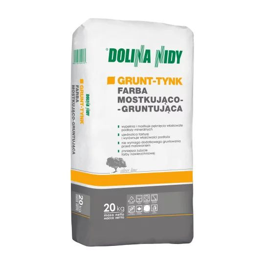 GRUNT-TYNK FARBA MOSTKUJĄCO-GRUNTUJĄCA Dolina Nidy