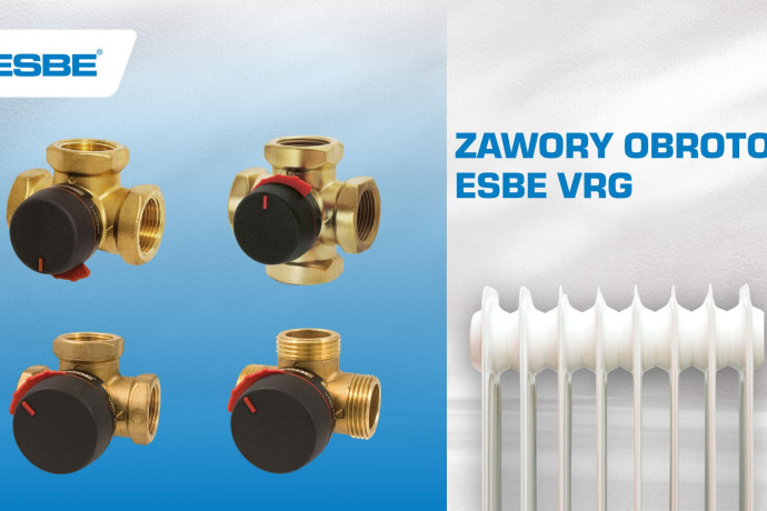 Zawory obrotowe ESBE VRG – jak dobrać odpowiednie rozwiązanie do instalacji grzewczej?
