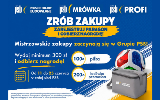 Ogólnopolska akcja promocyjna "Mistrzowskie zakupy w Grupie PSB"