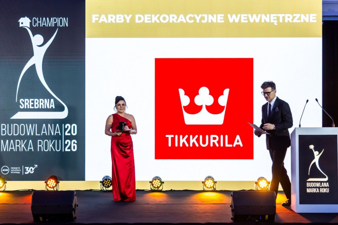 Tikkurila z tytułami Budowlanej Marki Roku 2026 i Eko Marki