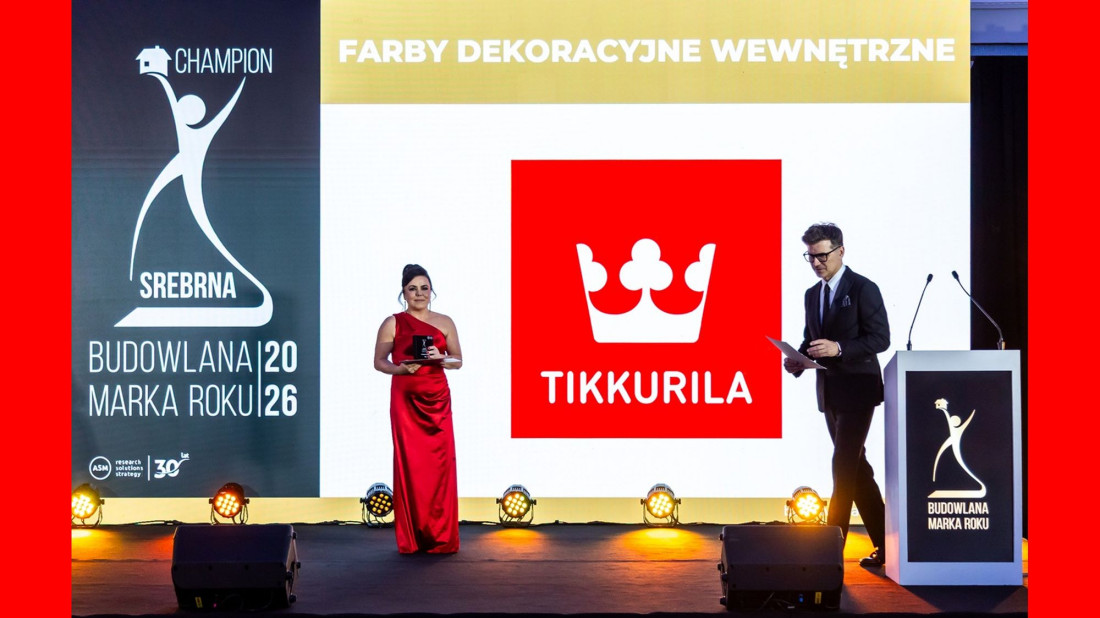 Tikkurila z tytułami Budowlanej Marki Roku 2026 i Eko Marki