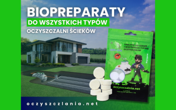 Nowość w EKO-BIO: biopreparaty do oczyszczalni