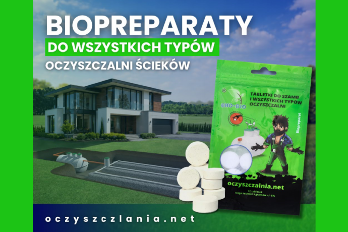 Nowość w EKO-BIO: biopreparaty do oczyszczalni