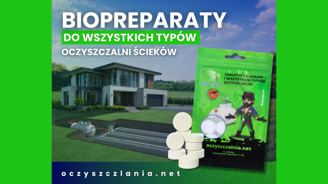 Nowość w EKO-BIO: biopreparaty do oczyszczalni