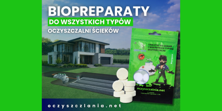 Nowość w EKO-BIO: biopreparaty do oczyszczalni