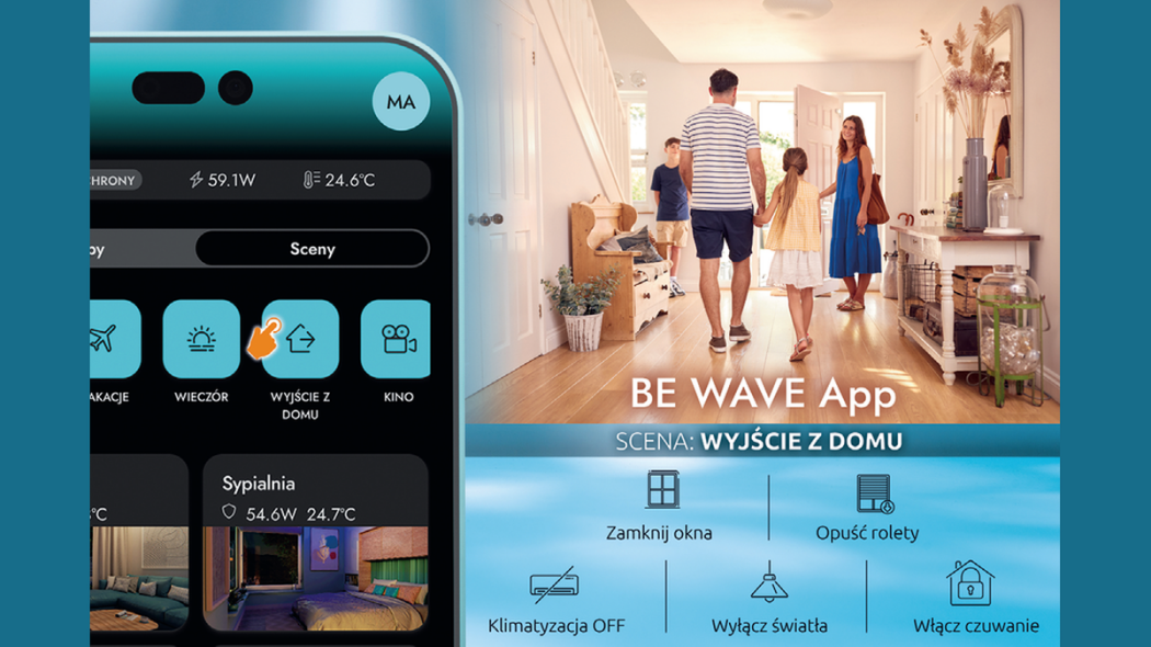 BE WAVE - smart home i bezpieczeństwo w jednym