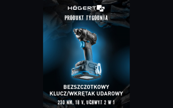 Jeden klucz udarowy, dwa zastosowania. Poznaj rewolucyjne narzędzie 18 V z uchwytem 2 w 1