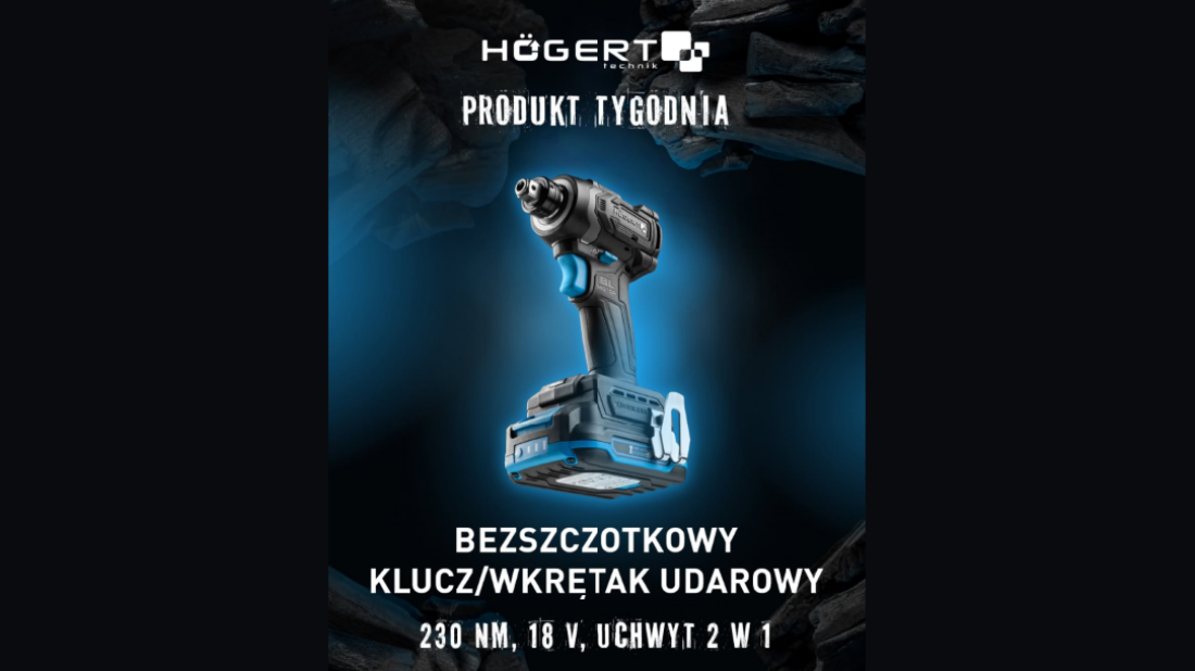 Jeden klucz udarowy, dwa zastosowania. Poznaj rewolucyjne narzędzie 18 V z uchwytem 2 w 1