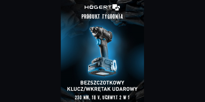 Jeden klucz udarowy, dwa zastosowania. Poznaj rewolucyjne narzędzie 18 V z uchwytem 2 w 1