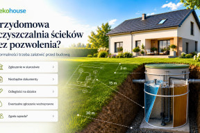 Przydomowa oczyszczalnia ścieków bez pozwolenia? Te formalności trzeba załatwić przed budową