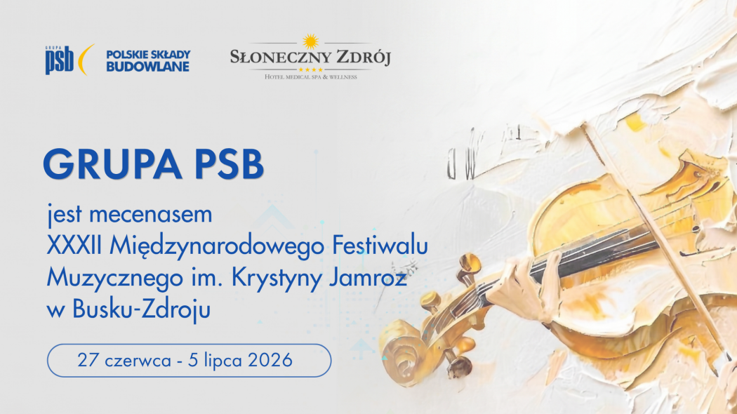 Grupa PSB mecenasem XXXII Międzynarodowego Festiwalu Muzycznego im. Krystyny Jamroz