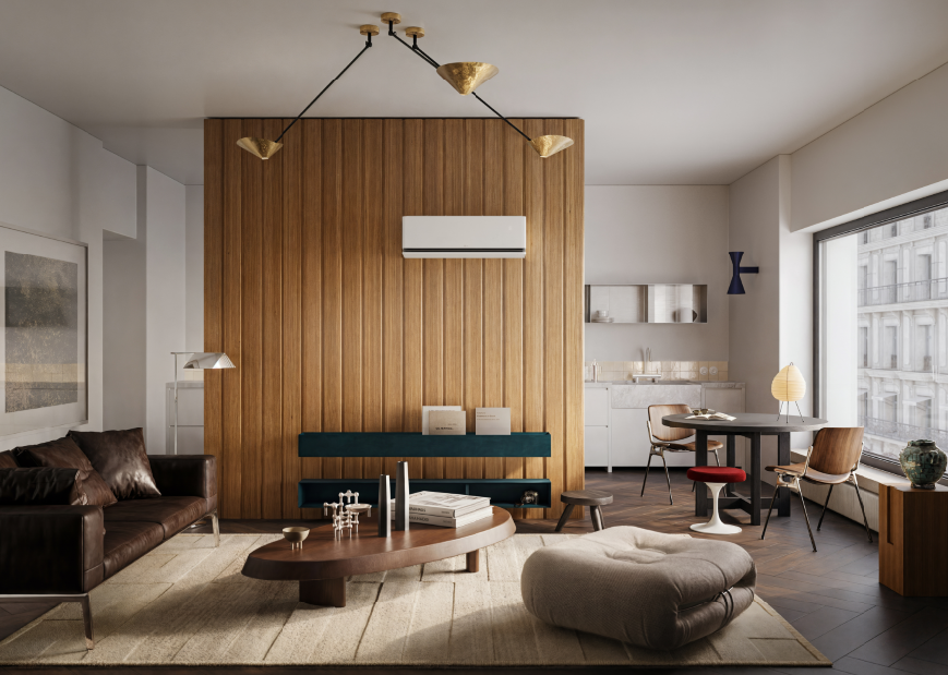LG DUALCOOL AI Premium, Projekt wnętrza Paweł Jurkiewicz Studio