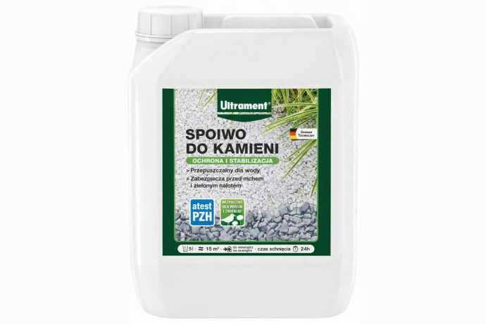 Spoiwo do kamieni Ultrament - dstabilizacja żwiru i grysu w podłożu
