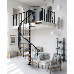 Schody ATRIUM NOVO (buk naturalny)