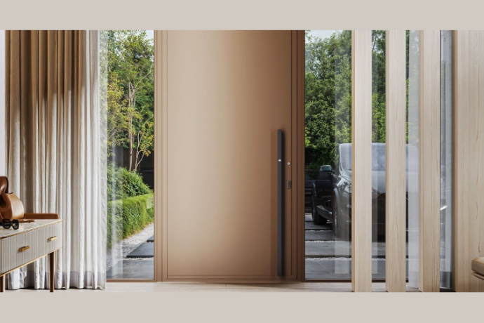 Nowoczesne drzwi wejściowe PIRUE. Kiedy spektakularny design spotyka innowację PIVOT