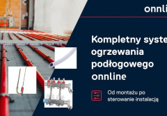 Kompletny system ogrzewania podłogowego ONNLINE — od montażu po sterowanie instalacją