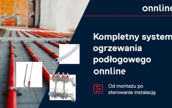 Kompletny system ogrzewania podłogowego ONNLINE — od montażu po sterowanie instalacją