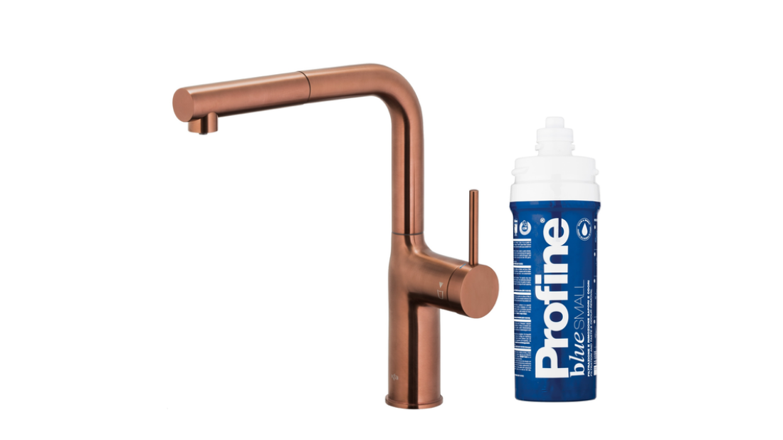 Bateria kuchenna Duero Pure Move Rose Gold: Elegancja i czysta woda prosto z kranu