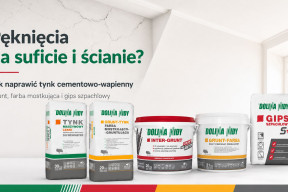 Pajęczynka pęknięć na suficie i ścianie. Czy grunt, farba mostkująca i gips szpachlowy rozwiążą problem?