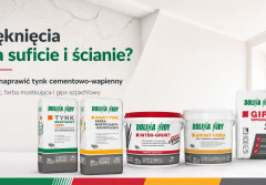 Pajęczynka pęknięć na suficie i ścianie. Czy grunt, farba mostkująca i gips szpachlowy rozwiążą problem?