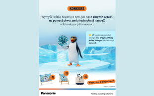 Wakacyjny konkurs Panasonic Aquarea. Zaprojektuj opowieść o pingwinie i zgarnij plażowe nagrody
