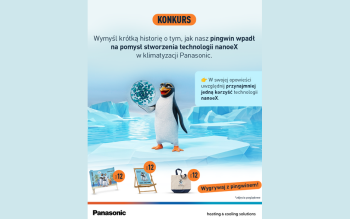 Wakacyjny konkurs Panasonic Aquarea. Zaprojektuj opowieść o pingwinie i zgarnij plażowe nagrody