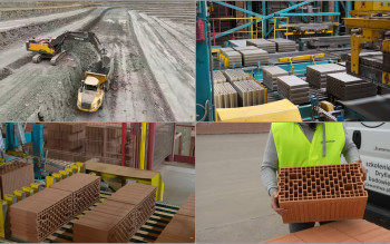 Od kopalni gliny do palety z pustakami. Kulisy produkcji putaków ceramicznych Porotherm