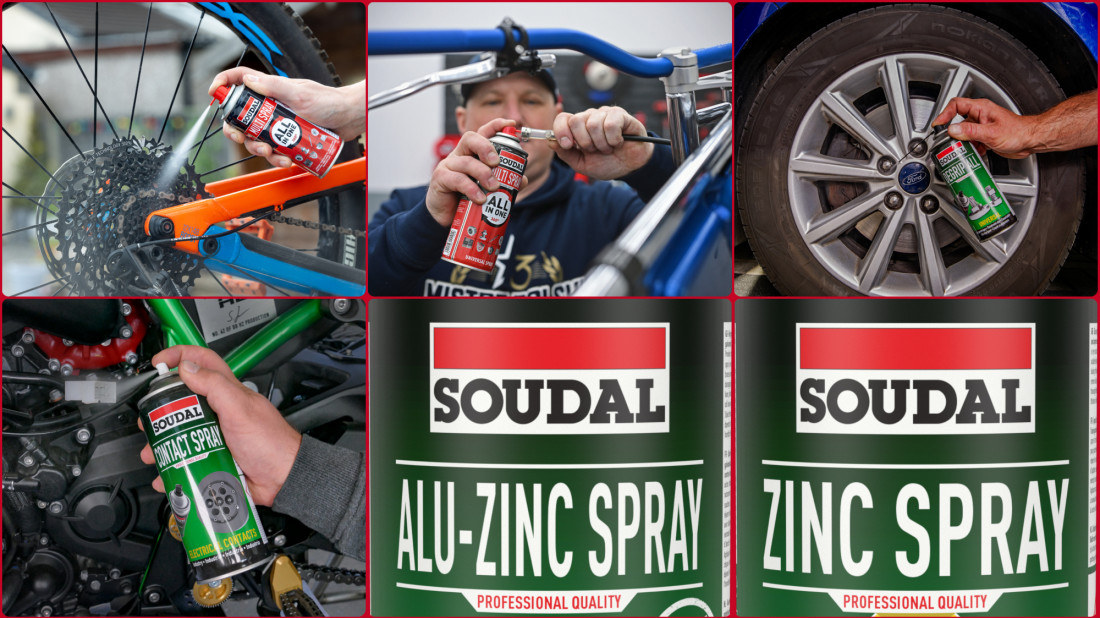 Aerozole techniczne SOUDAL. Skuteczna metoda na usunięcie rdzy i zabezpieczenie metalu