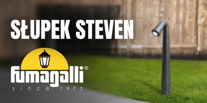 Słupek ogrodowy Fumagalli STEVEN: minimalistyczne oświetlenie ścieżek