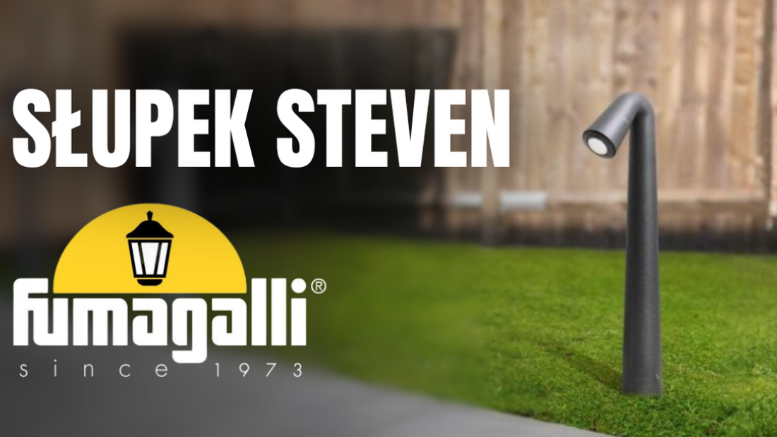 Słupek ogrodowy Fumagalli STEVEN: minimalistyczne oświetlenie ścieżek