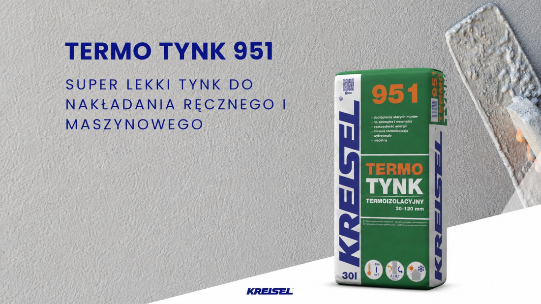 TERMO TYNK 951 Kreisel – sposób na poprawę izolacyjności ścian podczas remontu