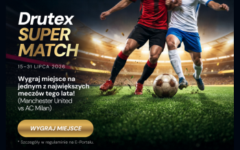 Drutex Super Match: partnerzy handlowi powalczą o bilety VIP na mecz Manchester United - AC Milan we Wrocławiu