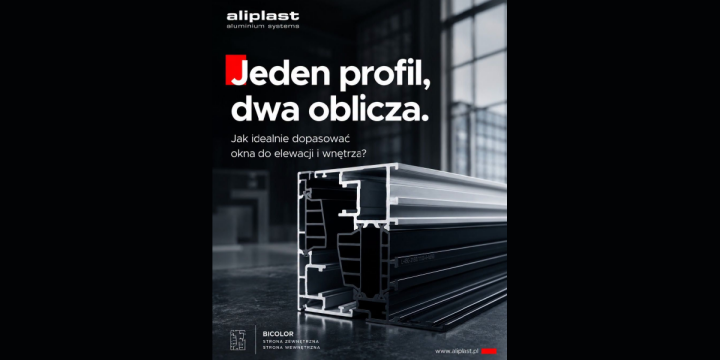 Jeden profil, dwa światy. Jak okna dwukolorowe Aliplast łączą design elewacji z charakterem wnętrza